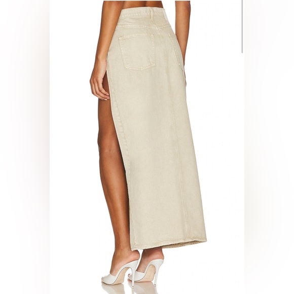 GRLFRND Blanca Maxi Skirt With High Slit in Montana - Picture 5 of 9